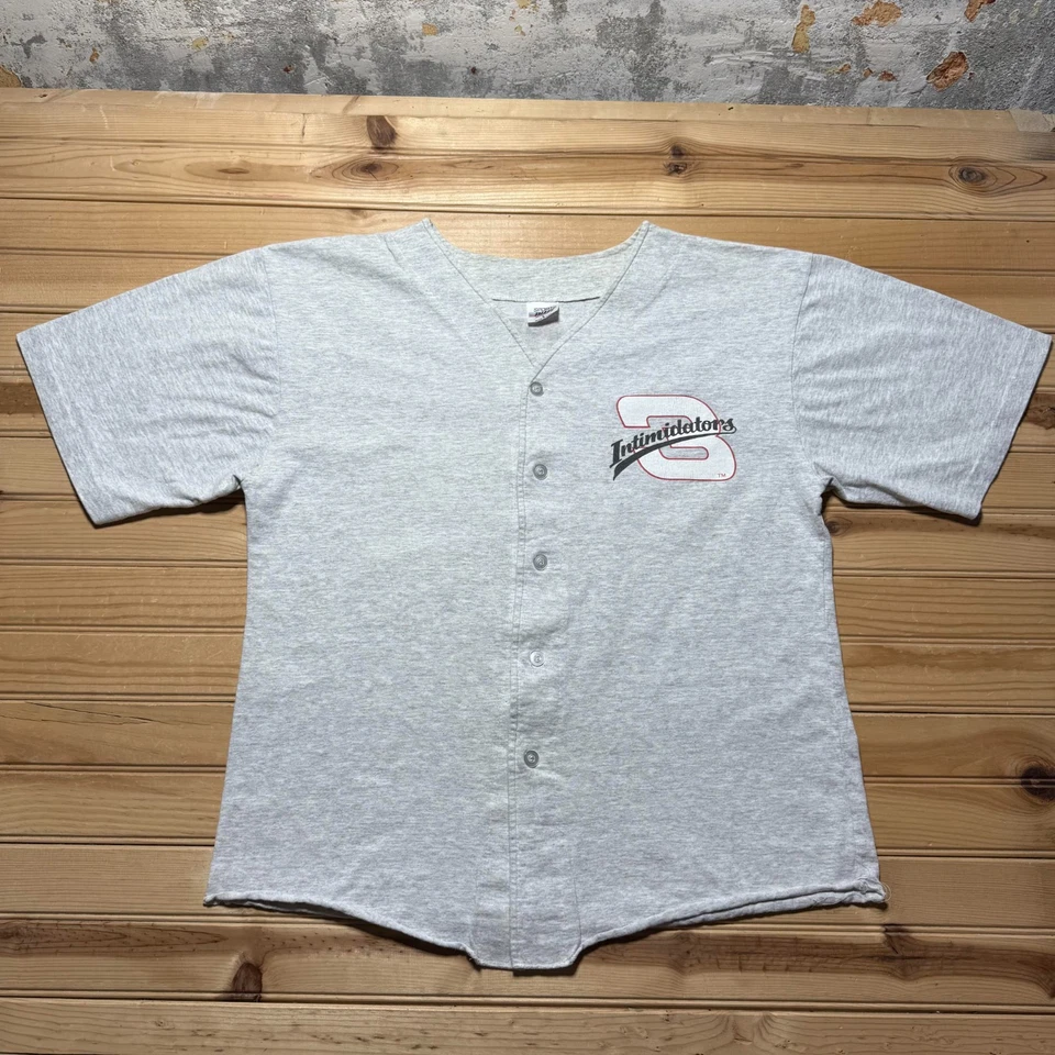 复古 1993 年 Dale Earnhardt #3 Intimidators 棒球球衣衬衫美国制造大号 — 第 2/4 张图片