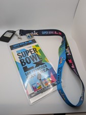 Super Bowl LX San Francisco Souvenir Ticket Pass Lanyard & “I Was There” Pin NFL