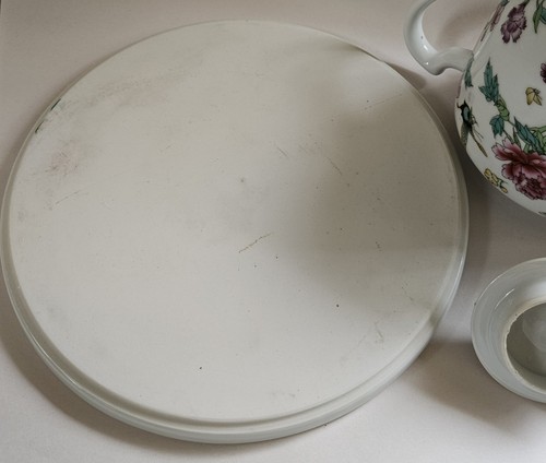 Chinesisches Porzellan Famille Rose Teeservice Qing Dynastie Qianlong Periode handbemalt - Bild 19 von 24
