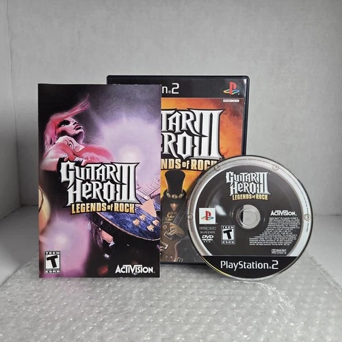 Guitar Hero 3 III Legends of Rock Sony PlayStation 2 PS2 Complete CIB Tested