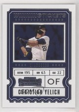 2020 Panini Contenders Winning Tickets Christian Yelich #WT-10 02vv