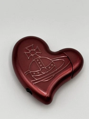 Vivienne Westwood Electronic Gas Lighter Heart Red 2025 Valentine New With Box - Picture 1 of 6