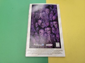 Sega Saturn Manual Only Ultimate Mortal Kombat 3 