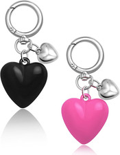 Couple Matching Keychains for Women Men Heart Keychain Gifts for Him Her Matchin