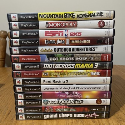 Playstation 2 Games Lot Of 14 Ps2 Games Lot Bundle Playstation 2 Untested