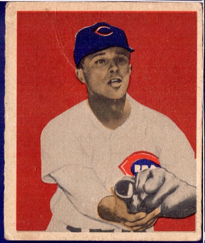 1949 Bowman #62 GRADY HATTON Cincinnati Reds RC VG-EX (crease) - Picture 1 of 2
