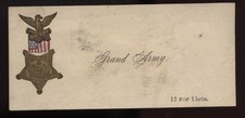 GAR calling card ADVERTISMENT  * 12 for 15CTS.