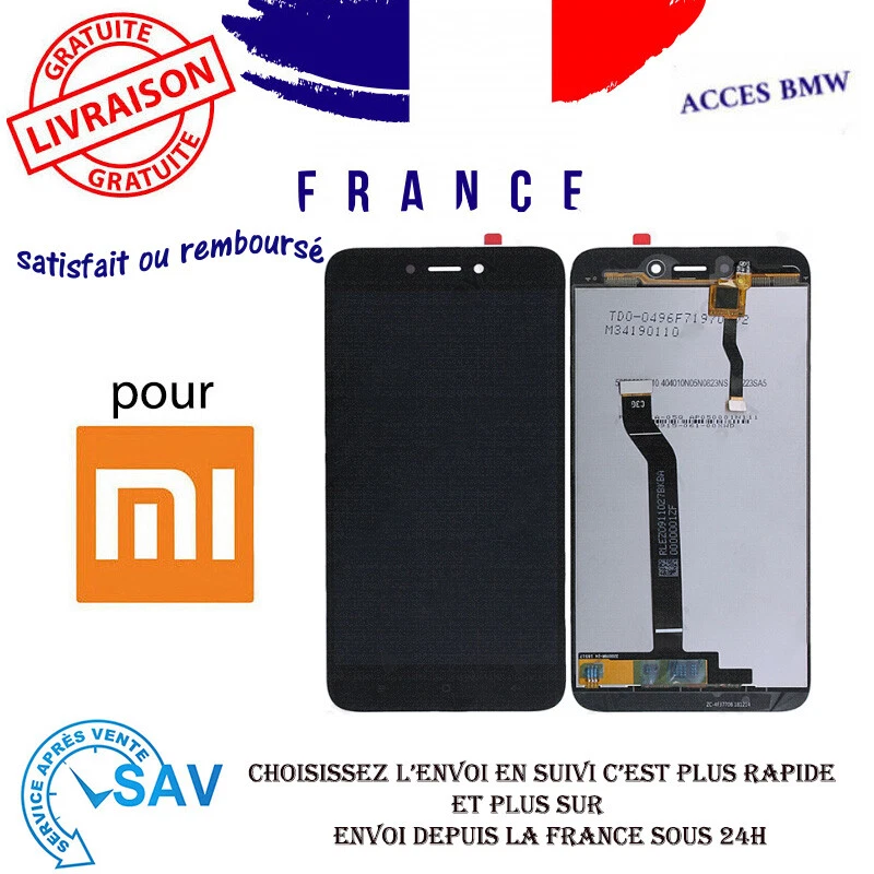 Ecran LCD Complet Noir Pour Xiaomi Redmi Go (sans Châssis) - Photo 1/1