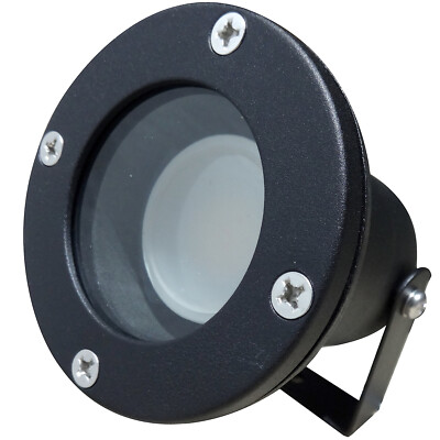 1->10er Sets 230V LED Bodeneinbaustrahler 9W / IP65 Teichleuchte / Aufbauspots