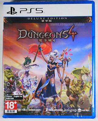 DUNGEONS 4 IV Brand New PS5 Game PlayStation 5 ASIAN Release, ships from USA
