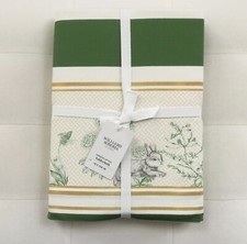 Williams Sonoma GARDEN LATTICE Tablecloth 70 x 108 Spring NWT