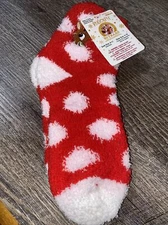 Rudolph the Red Nose reindeer 50 years warm plush socks Christmas Stocking Gift