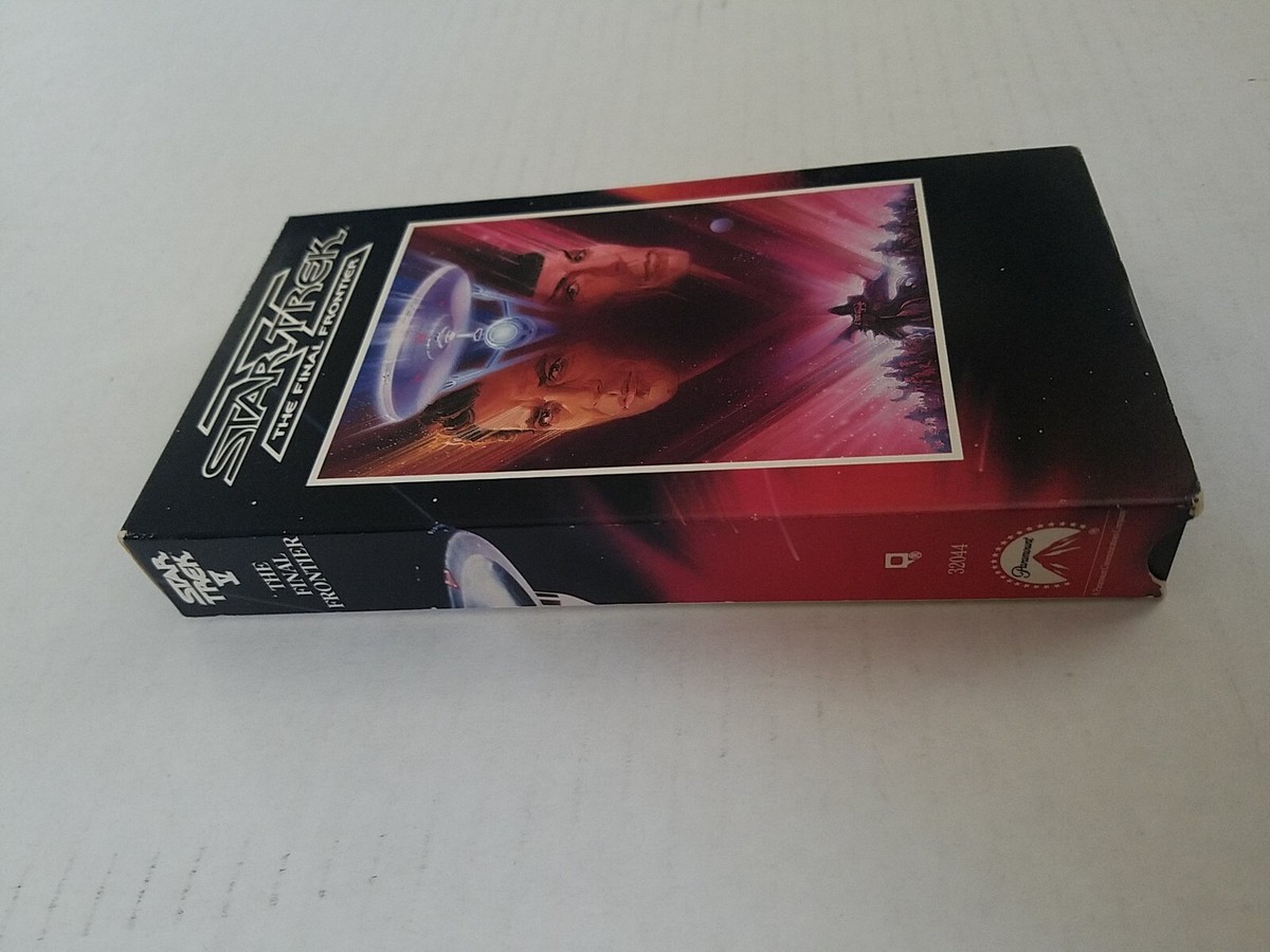 STAR TREK V The Final Frontier VHS VG William Shatner