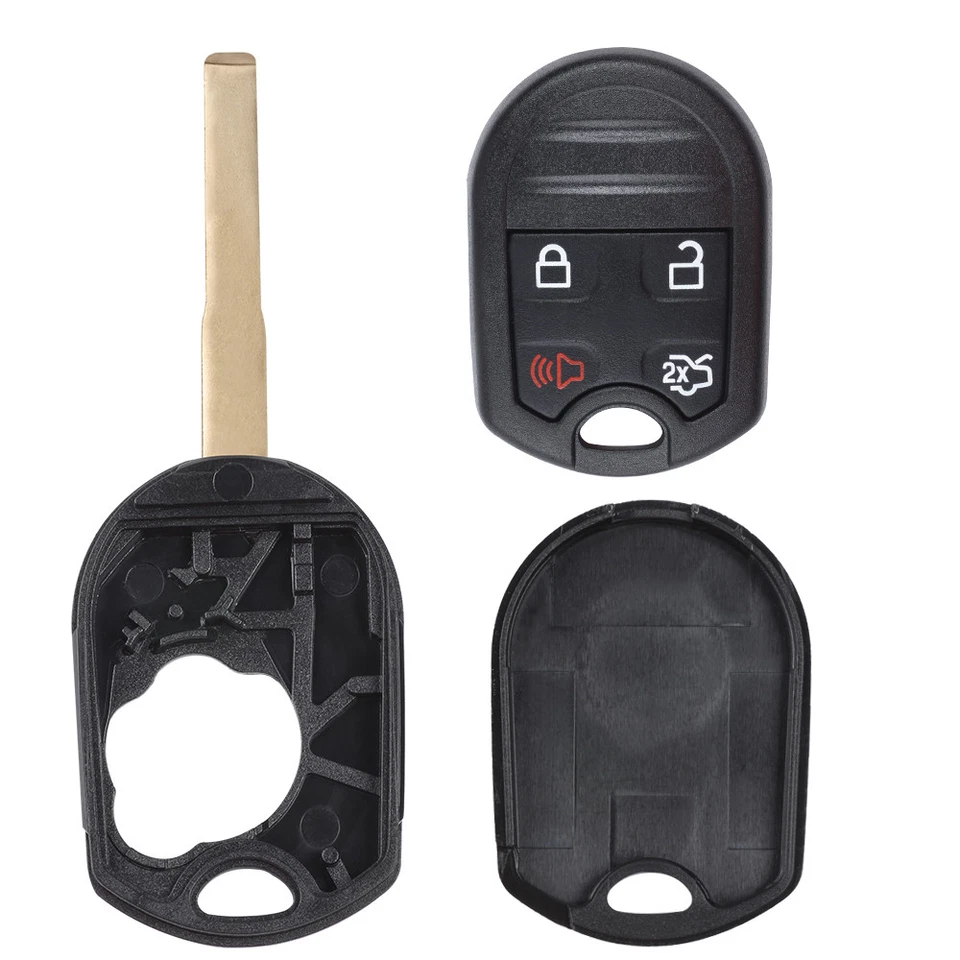 10X Replacement Remote Key Shell Case Fob 4B for Ford Fiesta OUC6000022 HU101 Foto 4 de 4