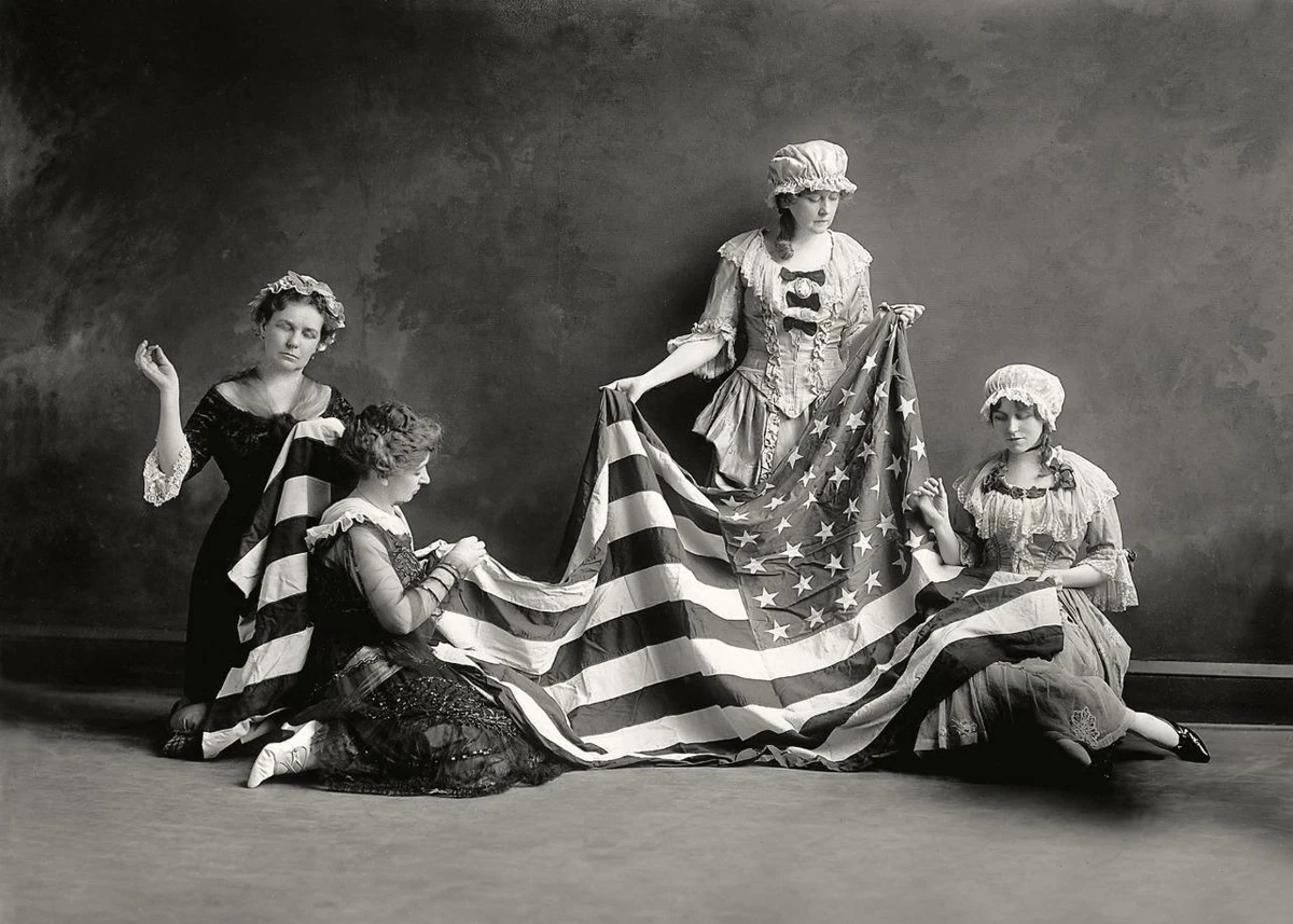 American Flag Fashion Photography
