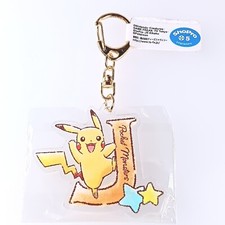 Pikachu Pokemon Initial Acrylic Keychain Japanese Nintendo From Japan F/S