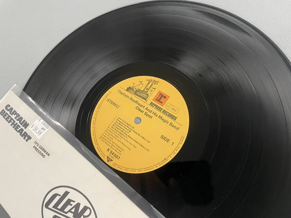 Captain Beefheart & His Magic Band Clear Spot LP Vinyl NM 1972 German Reprise WB - Image 2 of 4