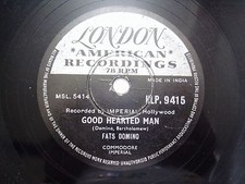 Fats Domino HLP 9415 India Indian Rare 78 Rpm Record 10