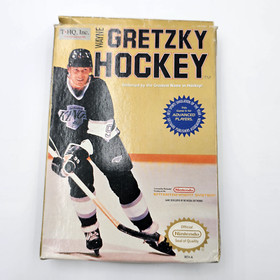 Wayne Gretzky Hockey (Nintendo NES) - Box & Game - Ex-Rental