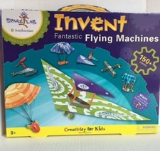 SPARK LAB SMITHSONIAN INVENT FANTASTIC FLYING MACHINES 150+ PCS. Creativity 
