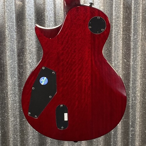 ESP LTD EC-1000 See Thru Black Cherry Guitar LEC1000STBC #0399 Used - Picture 9 of 10