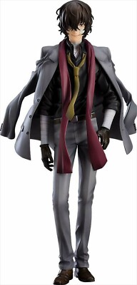 Figurine Dazai Osamu – Bungo Stray Dogs – PVC 10 Cm – Visage Interchangeable – Cadeau Fan