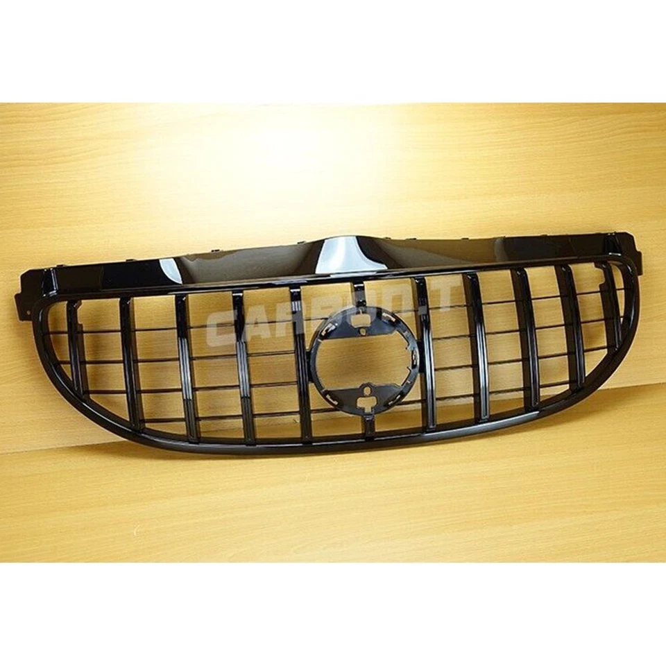 Painted Black Front Racing Upper Grille Fit BENZ Smart ForFour W453 2015-2021 Foto 2 de 4