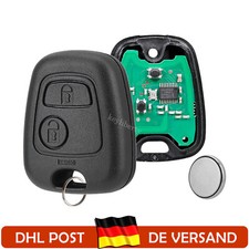Funk Schlüssel Fernbedienung 433MHz für Peugeot 206 Citroen C1 C2 C3 Toyota Aygo