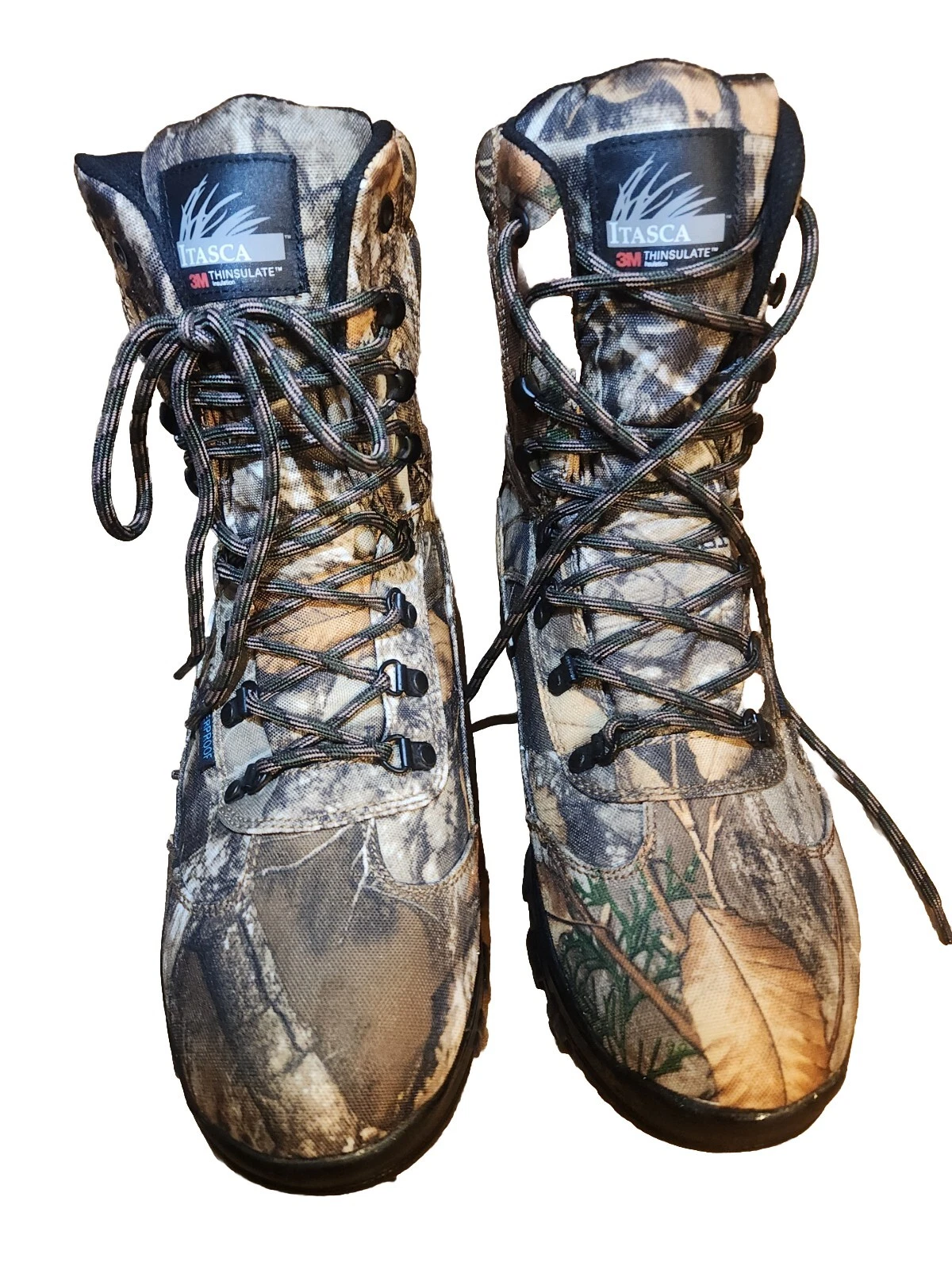 Itasca Waterproof Camo Boots Thinsulate Ultra Insulation 1200 gram Sz 11 Nylon