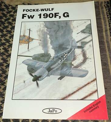 Focke-Wulf Fw 190F, G JaPo DUAL TEXT CAPTIONS RARE OOP reference
