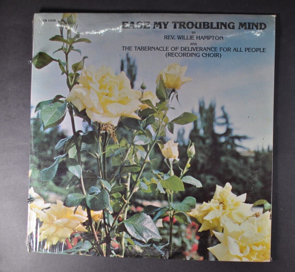 REVEREND WILLIE HAMPTON Ease My Troubling Mind  GOSPEL LP SEALED