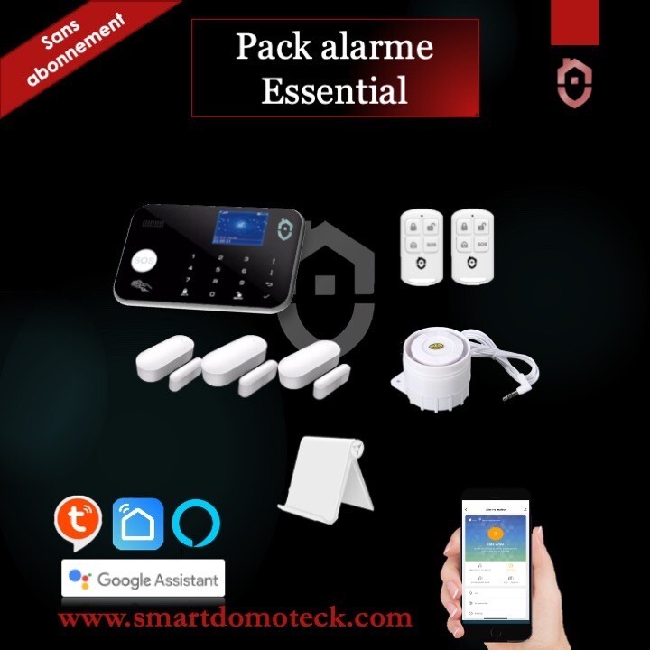 Système d'alarme connecté Essential pour éviter les cambriolages facilement