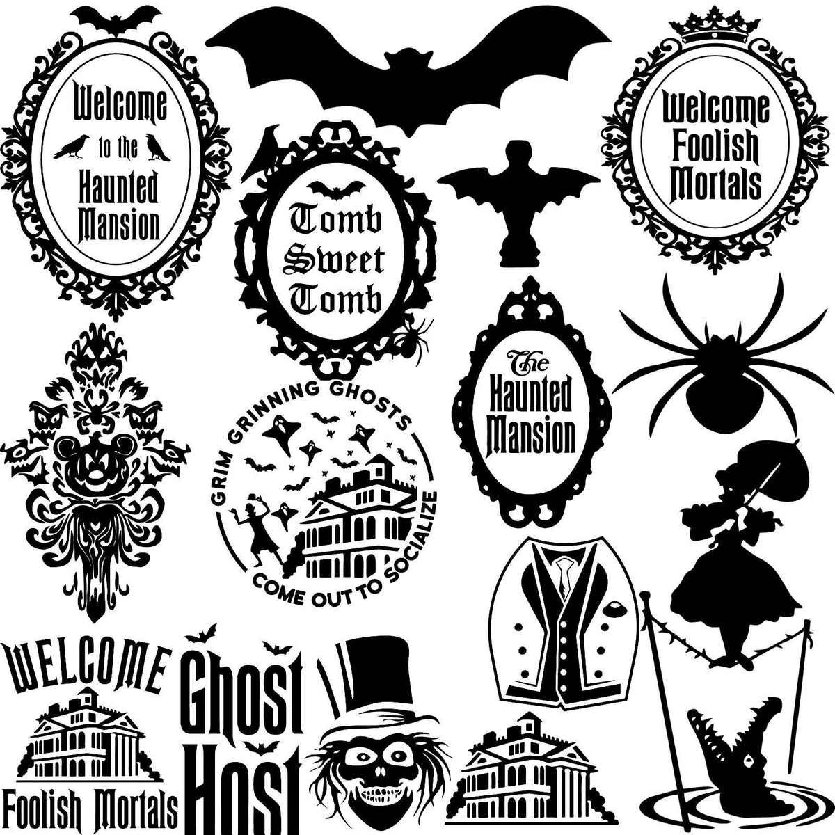 Disney Haunted Mansion Clipart