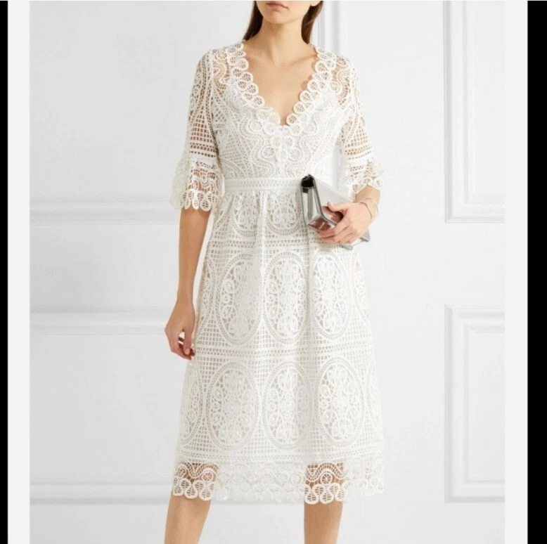 Temperley London White Lace Titania Dress eBay