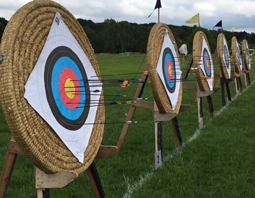 Egertec 90cm Round Straw Archery Target. Free Delivery. Competition Grade - Image 3 of 4