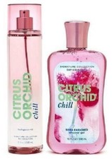 Bath & Body Works 2pc Citrus Orchid Chill Full Size Shower Gel/Body Mist RETIRED