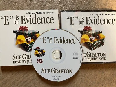 E Is for Evidence by Sue Grafton (2001, Audio CD) - Image 1 of 2
