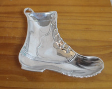 NWT  Mariposa Bean Boot Nut Dish Silver 2864