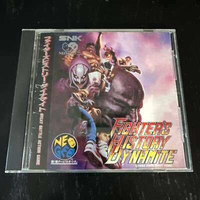 Japanese Neo Geo CD FIGHTERS HISTORY DYNAMITE No Spine, Tested, US Seller!