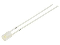2X OSM5DK3FE1B-12V Led 3 Mm Warmweiß 500-750Mcd 140° Front: Konkav 12V -30-85°C