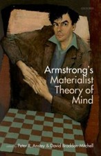 Armstrong's Materialist Theory of Mind 9780192843722 by Unknown