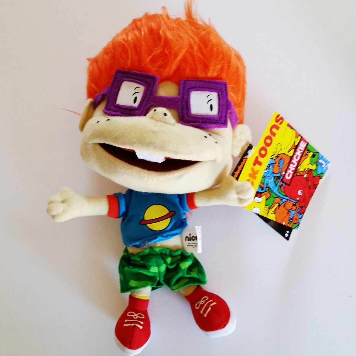 Nicktoons Rugrats Chuckie Plush Doll 11
