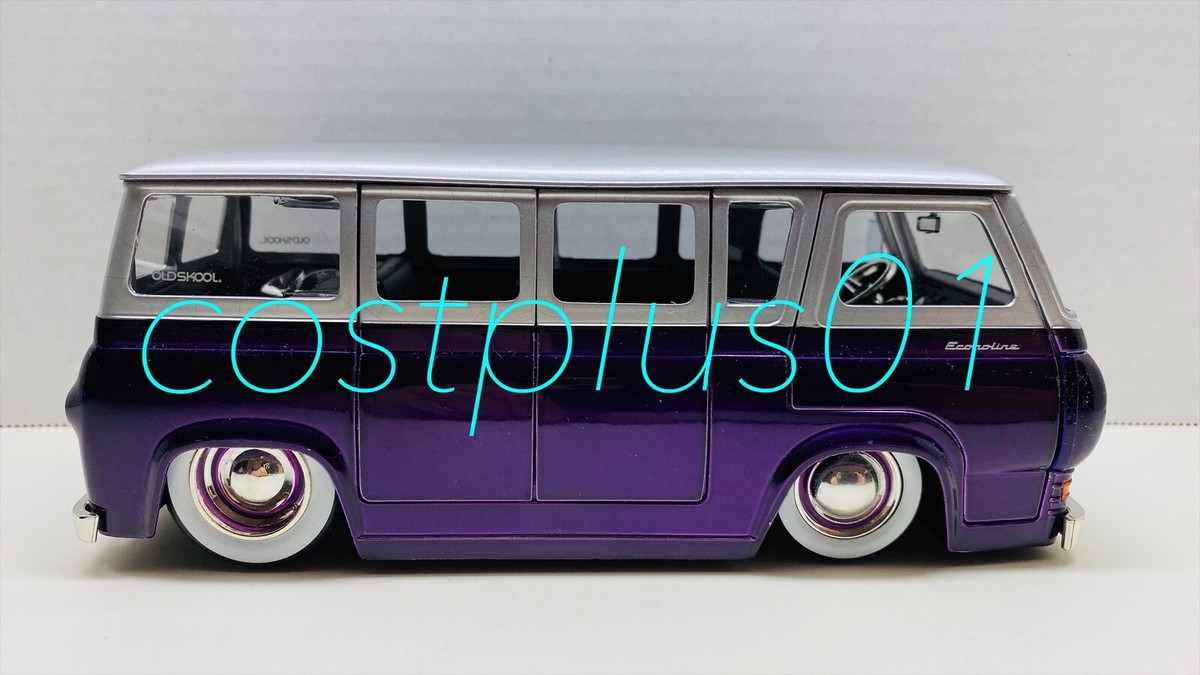 JADA DUB CITY 1965 FORD ECONOLINE 1:24 PURPLE 2T BABY MOON | eBay