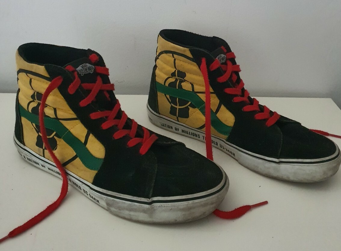 SS06 Supreme Vans Public Enemy Sk8-Hi US Mens US 9 UK 8 EUR 42 2006 vintage