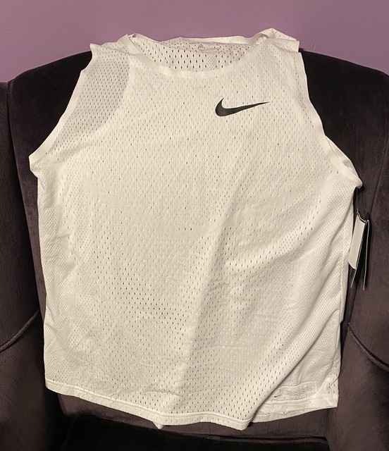 nike vaporknit tank white