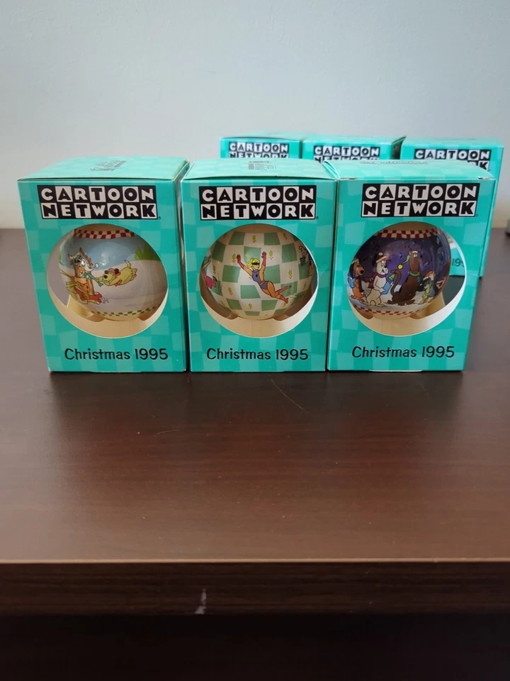 Lote de 6 adornos navideños Schmidt Collectors Cartoon Network 1995 Foto 2 de 4