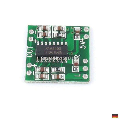 PAM8403 Audio Stereo Verstärker Modul 2 x 3 Watt Lautsprecher Raspberry Arduino - Bild 3 von 3