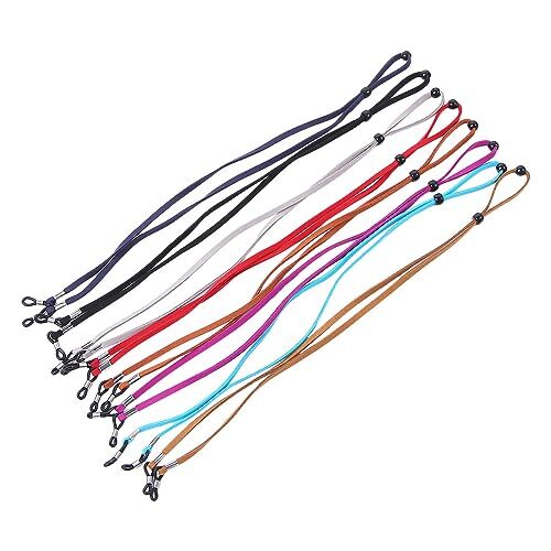 8 PIEZAS Correa Ajustable para Gafas, Retenedores para Gafas Cadenas Antideslizante - Imagen 1 de 7