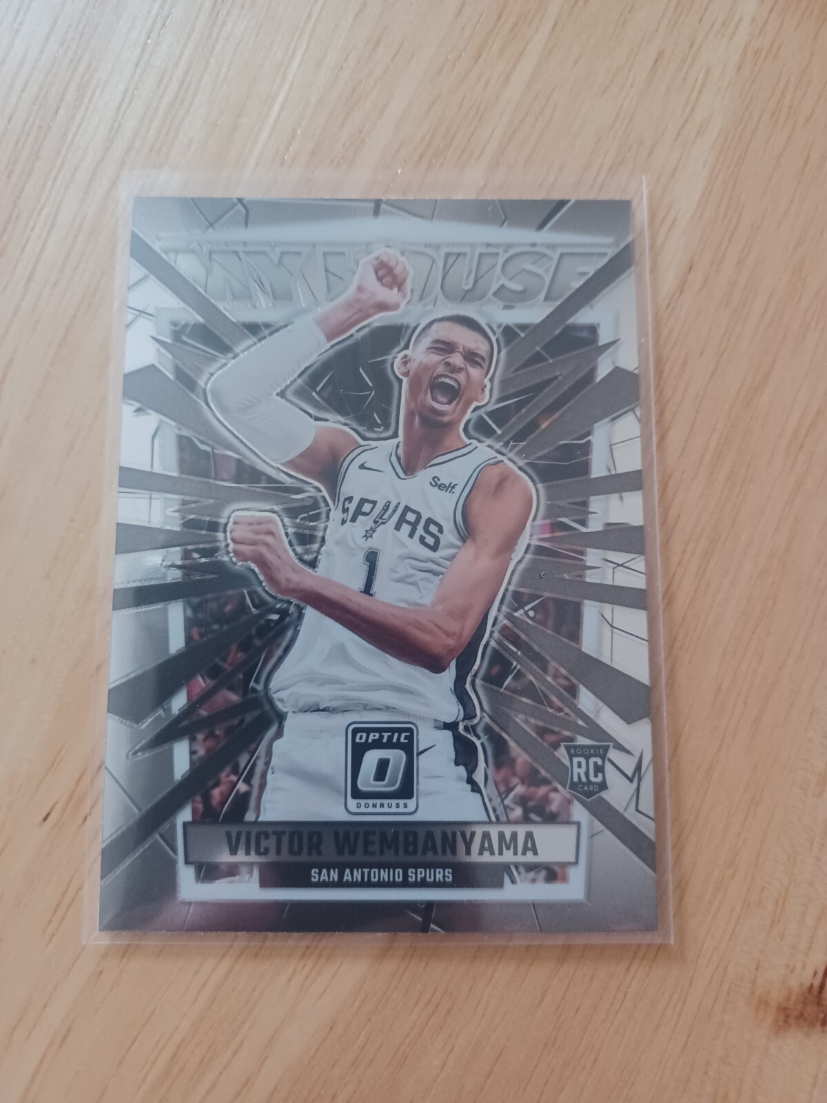 Victor Wembanyama 2023-24 Donruss Optic My House Rookie Silver Debut