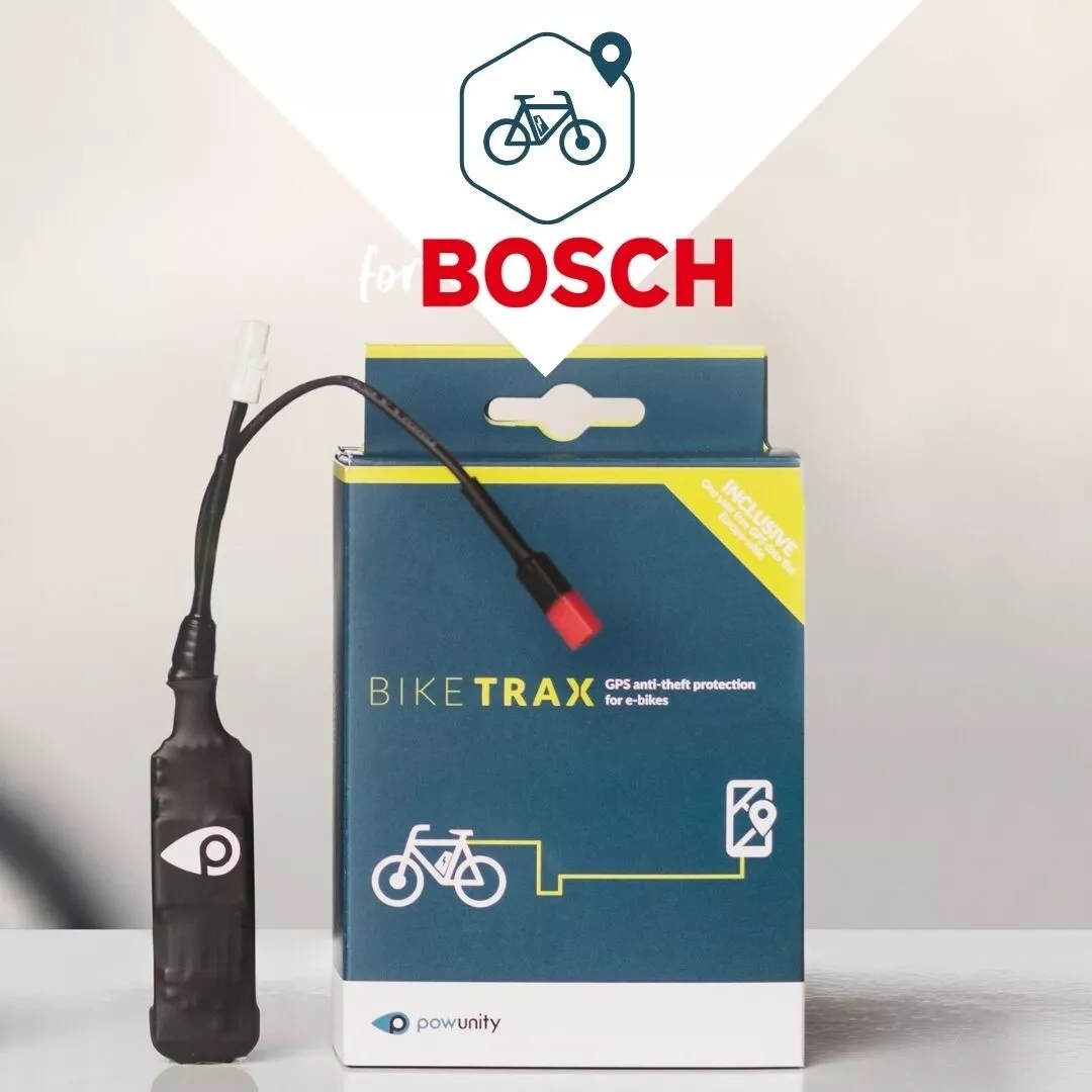 Traceur GPS PowUnity Bike Trax pour Moteurs Bosch Gen 4